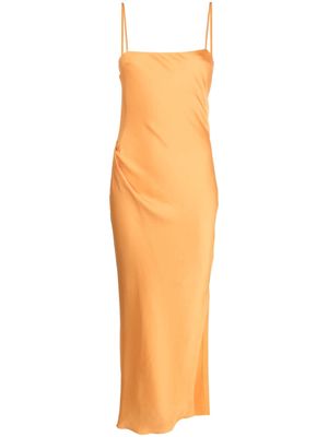 IRO spaghetti-strap side-slit dress - Orange