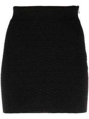 IRO textured-finish mini skirt - Black