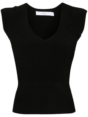 IRO Theanne ribbed-knit tank top - Black