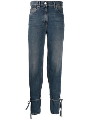 IRO tie-fastening straight-leg jeans - Blue