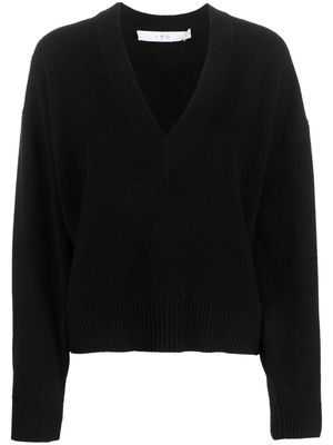 IRO V-neck cashmere jumper - Black
