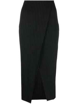 IRO wrap-waist skirt - Black