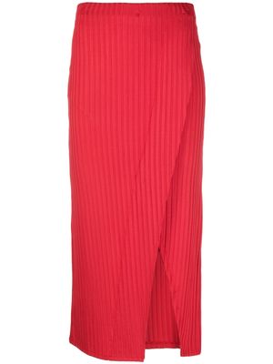 IRO wrap-waist skirt - Red