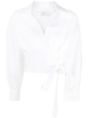 IRO Zazou wraparound blouse - White