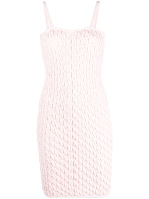 Isa Boulder Cereal sleeveless knit minidress - Pink