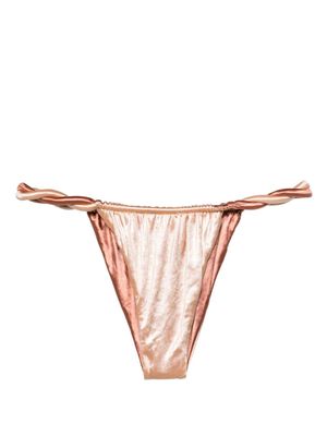 Isa Boulder Exclusive reversible bikini bottoms - Pink