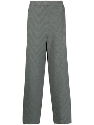 Isa Boulder wide-cut technical-jersey trousers - Grey
