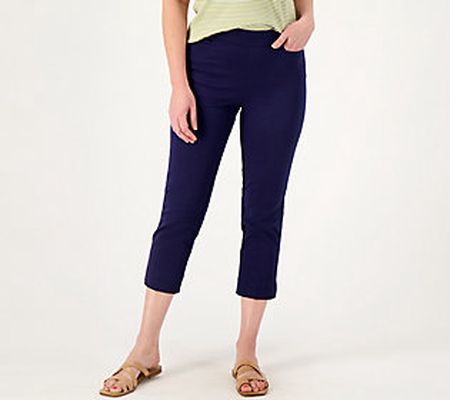 Isaac Mizrahi Live! Petite 24/7 Stretch Crop Pants