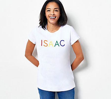 Isaac Mizrahi Live! Printed Pride Tee