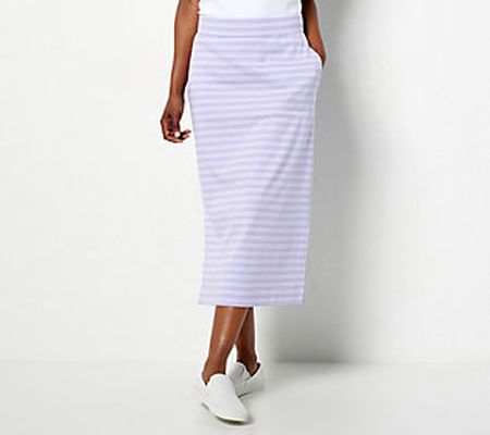 Isaac Mizrahi Live! Tall Essentials Pima Cotton Skirt