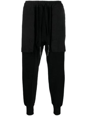 Isaac Sellam Experience 69 LC logo-plaque track pants - Black