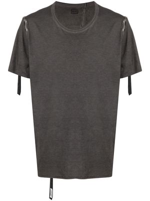 Isaac Sellam Experience cotton panelled T-shirt - Grey
