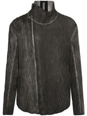 Isaac Sellam Experience Dorsal leathr jacket - Grey
