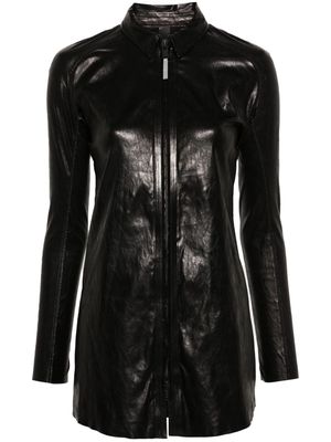 Isaac Sellam Experience exposed-seam leather jacket - Black
