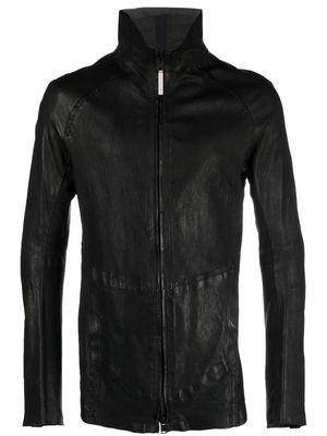 Isaac Sellam Experience high-neck leather jacket - Black