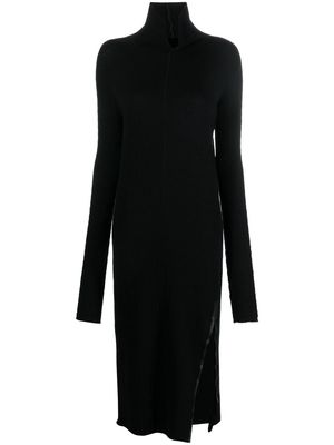 Isaac Sellam Experience high-neck wool-blend dress - Black