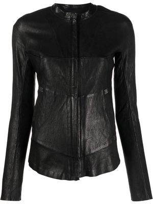 Isaac Sellam Experience leather biker jacket - Black