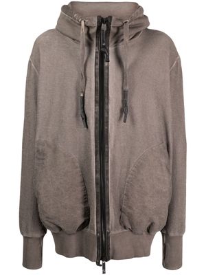 Isaac Sellam Experience organic cotton hooded jacket - Brown