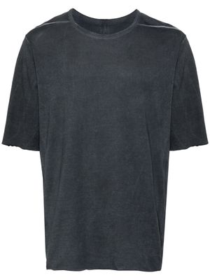 Isaac Sellam Experience panelled organic-cotton T-shirt - Grey