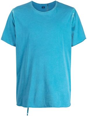 Isaac Sellam Experience seam-detailing organic-cotton T-shirt - Blue