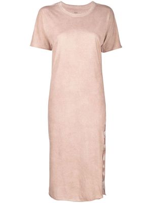 Isaac Sellam Experience side-slit T-shirt dress - Pink