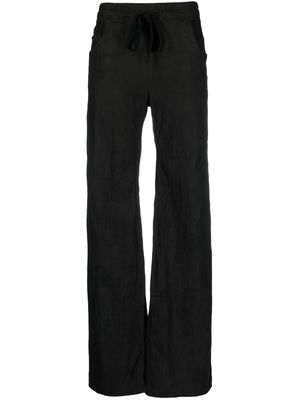 Isaac Sellam Experience straight-leg leather trousers - Black