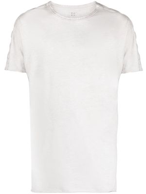 Isaac Sellam Experience strap-detail organic-cotton T-shirt - Neutrals