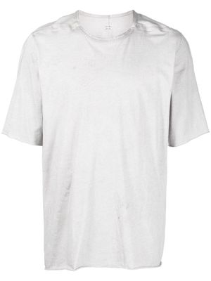 Isaac Sellam Experience strap-detail short-sleeved T-shirt - Grey