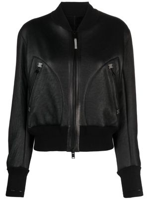 Isaac Sellam Experience zip-up leather bomber jacket - Black