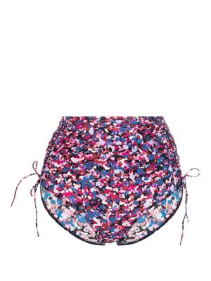 ISABEL MARANT abstract-print bikini bottoms - Pink