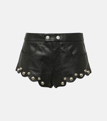 Isabel Marant Alana leather shorts