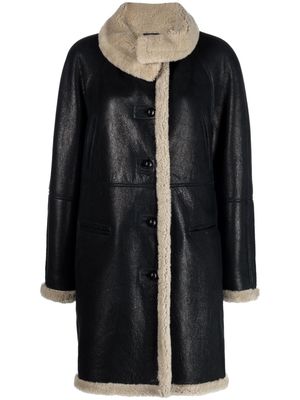 ISABEL MARANT Astana shearling coat - Black