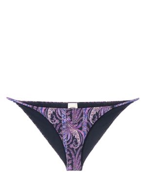 ISABEL MARANT bandana-print bikini bottoms - Blue