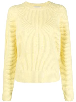 ISABEL MARANT Baptista cable-knit jumper - Yellow