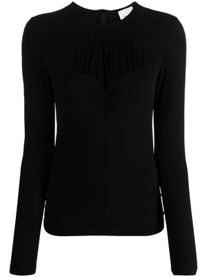 ISABEL MARANT bustier-effect slim-cut blouse - Black