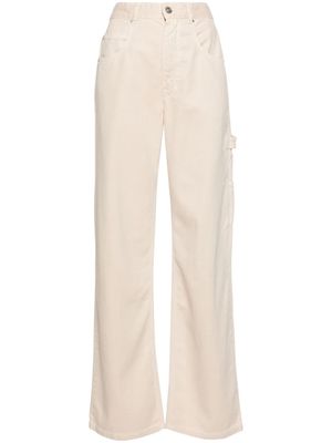 ISABEL MARANT Bymara high-rise wide-leg jeans - Neutrals