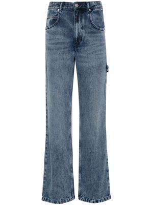 ISABEL MARANT Bymara mid-rise straight-leg jeans - Blue