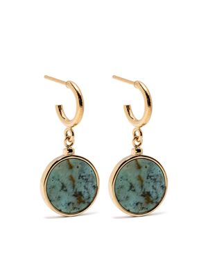 ISABEL MARANT Casablaca stone-pendant earrings - Blue