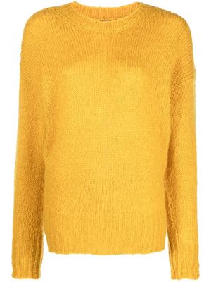 Isabel Marant chunky-knit crew-neck jumper - Yellow