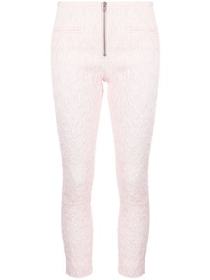 ISABEL MARANT crinkled cropped trousers - Pink