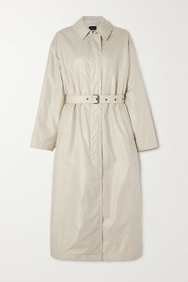 Isabel Marant - Crisley Belted Shell Trench Coat - Neutrals