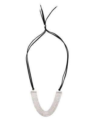 Isabel Marant crystal-embellished necklace - Black