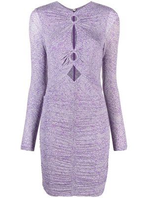 Isabel Marant cut-out minidress - Purple