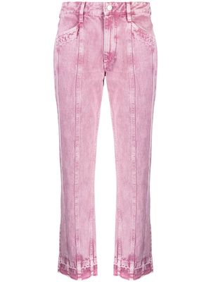 ISABEL MARANT Delfi straight-leg jeans - Pink