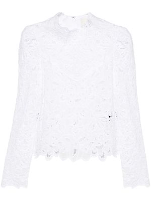 ISABEL MARANT Delphi broderie-anglaise blouse - White