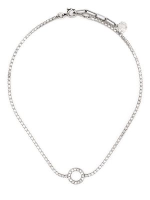 ISABEL MARANT Disco ring embellished necklace - Silver