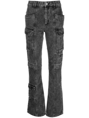 Isabel Marant distressed-effect denim jeans - Black