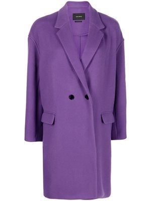 Isabel Marant Efegozi double-breasted coat - Purple