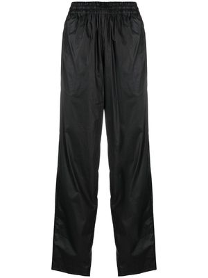 Isabel Marant elasticated straight-leg trousers - Black