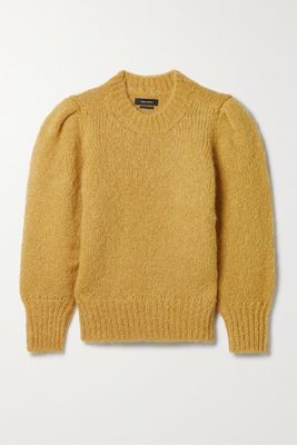 Isabel Marant - Emma Mohair-blend Sweater - Yellow